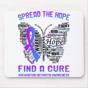 Tapis De Souris Mois de sensibilisation à l'arthrite rhumatoïde Ca