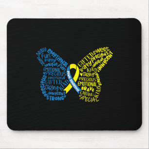 Tapis De Souris Mois de sensibilisation au syndrome de Down Papill
