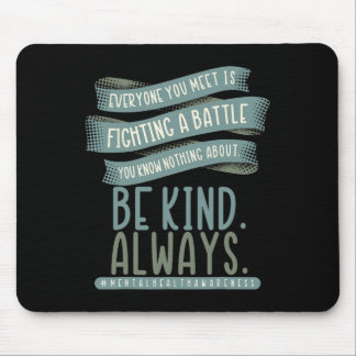 Tapis De Souris Mois de sensibilisation aux maladies mentales Mois