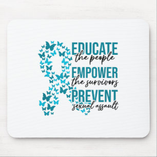 Tapis De Souris Mois De Sensibilisation Ual Ault Éduquer Empower E