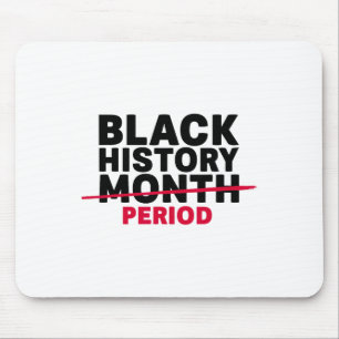 Tapis De Souris Mois d'histoire des Noirs Période Hommes Afro-Amér