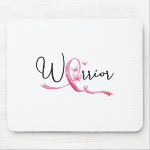 Tapis De Souris Mois du cancer du sein Papillons rose Ruban femmes