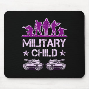 Tapis De Souris Mois Militaire Pour Enfants Purple Up Camo Milit