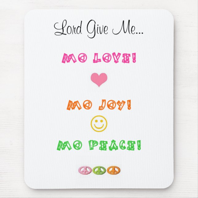 Tapis De Souris "MOIS" Mousepad (Devant)