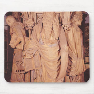 Tapis De Souris Moïse, détail du piédestal hexagonal