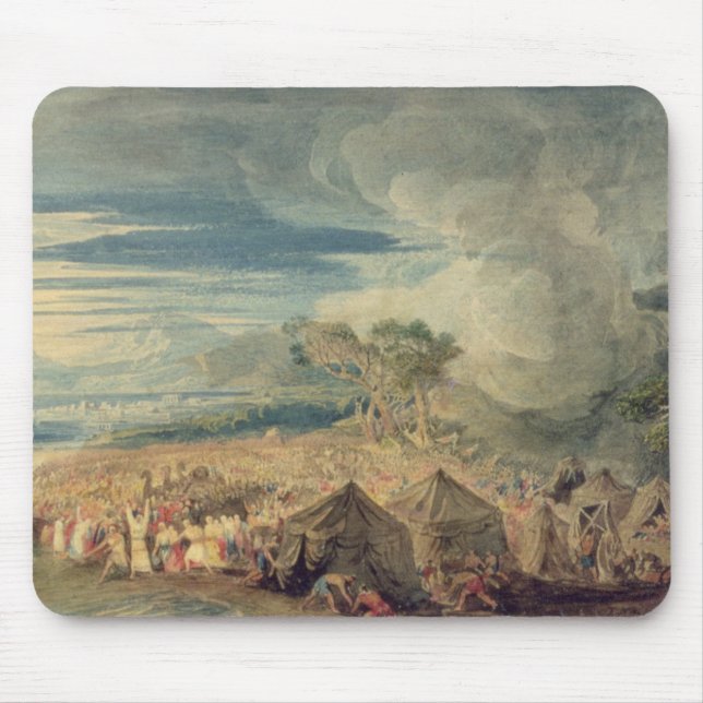 Tapis De Souris Moïse divisant les eaux de la Mer Rouge (Devant)