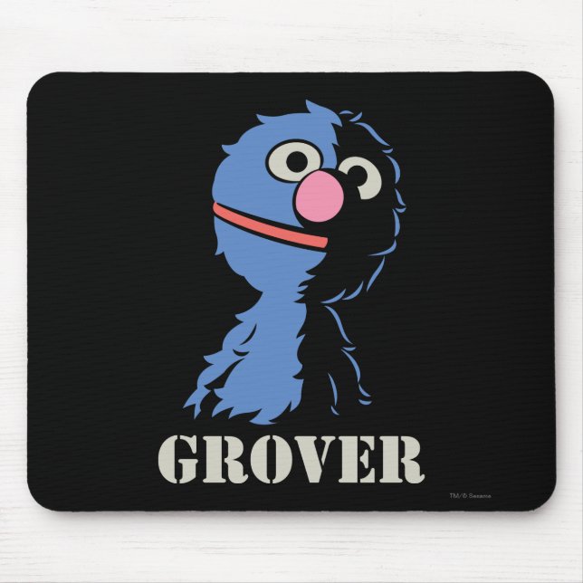 Tapis De Souris Moitié Grover (Devant)