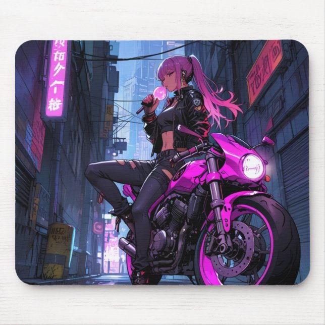 Tapis De Souris Moker Girl Mousepad (Devant)