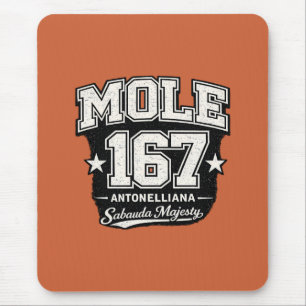 Tapis De Souris Mole 167 Antonelliana - Majesté Sabauda Grunge Edi