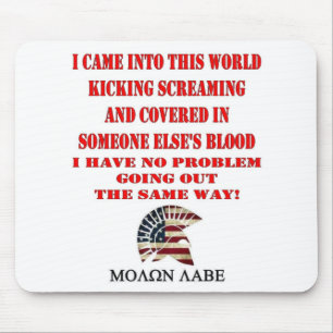 TAPIS DE SOURIS MOLON LABE