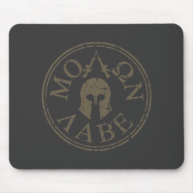 Tapis De Souris Molon Labe, viennent les prendre (Devant)