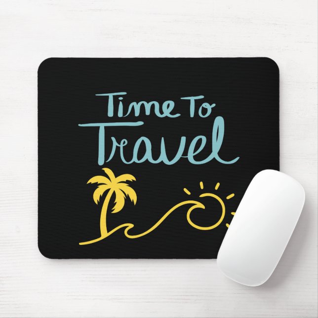 Tapis De Souris Moment de voyager (Avec souris)