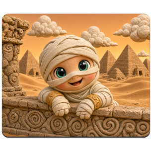Tapis De Souris Momie de bébé mignonne, mythique