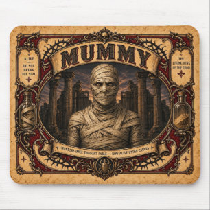 Tapis De Souris Momie, Monstre de Cirque Vintage