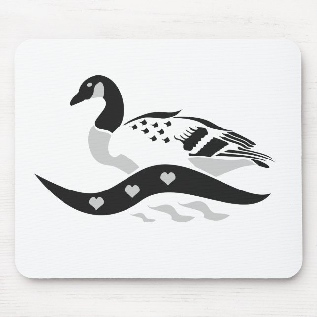 Tapis De Souris Momma Goose Natation (Devant)