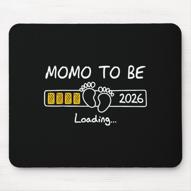 Tapis De Souris Momo To Be 2026 Loading Momo Est 2026  (Devant)
