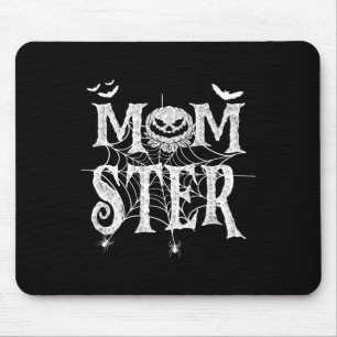 Tapis De Souris Momster Funy Halloween pour maman Monster Citrouil