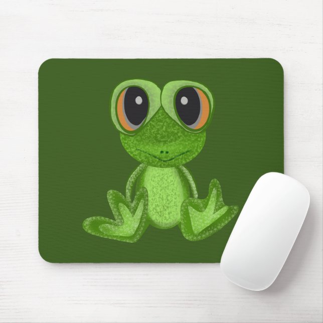 Tapis De Souris Mon ami Green Frog (Avec souris)
