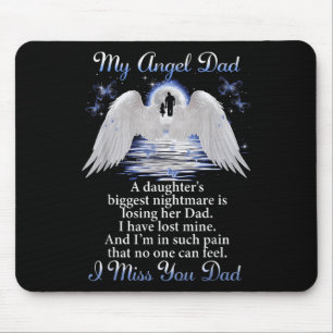 Tapis De Souris Mon Angle Papa Je Vous Manque Papa Pères du jour c