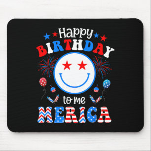Tapis De Souris Mon anniversaire Juillet 4 Fête de l'Indépendance 