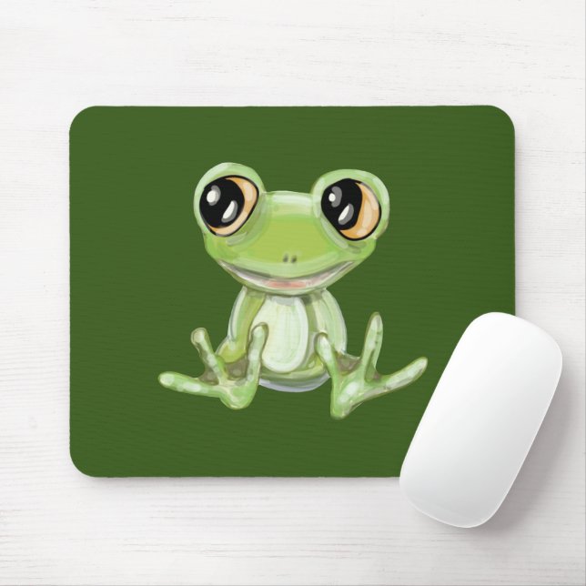 Tapis De Souris Mon autre panier de souris d'ami de grenouille ver (Avec souris)