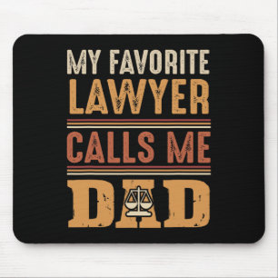 Tapis De Souris Mon Avocat Favori M'Appelle Papa Best Fête des pèr