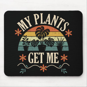 Tapis De Souris Mon cadeau rétro pour amateur de plantes