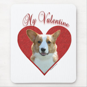 Tapis De Souris Mon Cardigan Welsh Corgi Valentine
