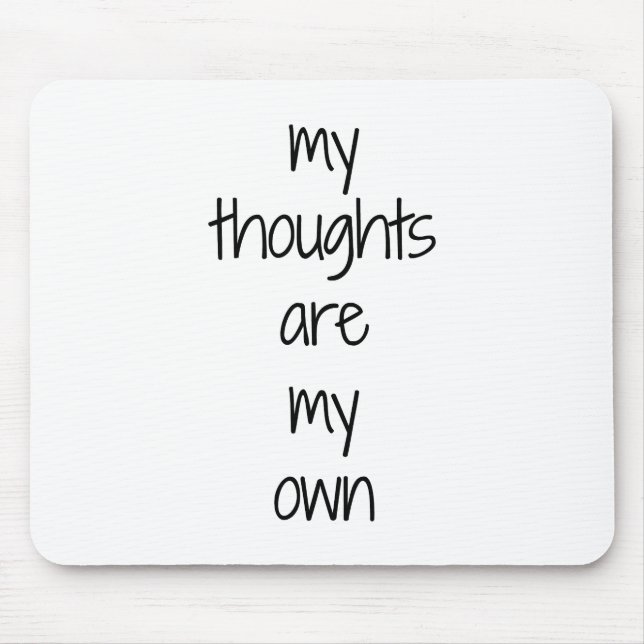 Tapis De Souris Mon carnet de pensées (Devant)