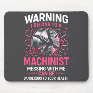 Tapis De Souris Mon chevalier en femme de machiniste petite amie A