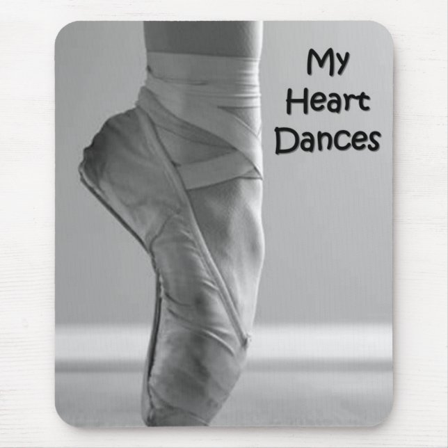 TAPIS DE SOURIS MON COEUR DANSE BALLERINA TIRE LE MOUSEPAD (Devant)