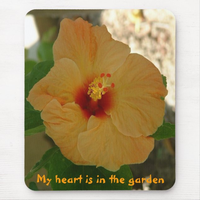 Tapis De Souris Mon coeur est dans le jardin (Devant)