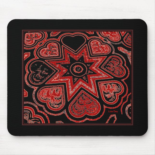 Tapis De Souris 'Mon coeur' Mousepad (Devant)