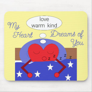 Tapis De Souris Mon coeur rêve de toi