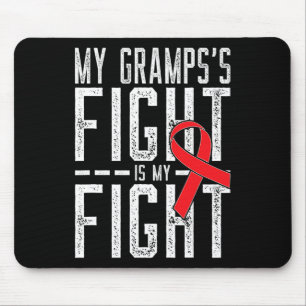 Tapis De Souris Mon combat de groupe est ma lutte contre le cancer