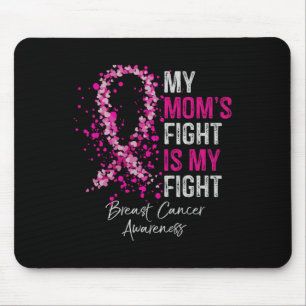 Tapis De Souris Mon combat de mamans est ma lutte contre le cancer