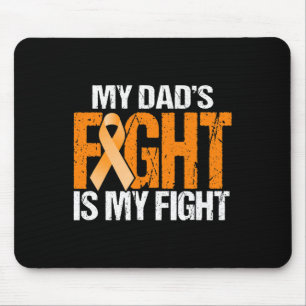 Tapis De Souris Mon combat des papas est mon combat contre la leuc