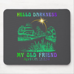 Tapis De Souris Mon Drôle Bonjour Obscurité Vieil Ami Solaire