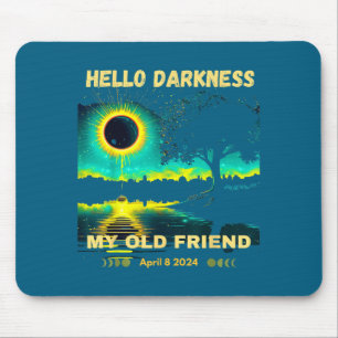 Tapis De Souris Mon Drôle Bonjour Obscurité Vieil Ami Solaire