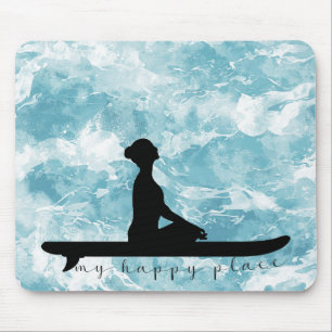 Tapis De Souris Mon Endroit Heureux Yoga