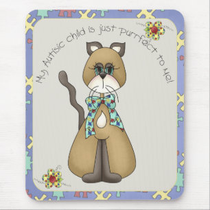 Tapis De Souris Mon enfant autistique est juste la cible pour moi 