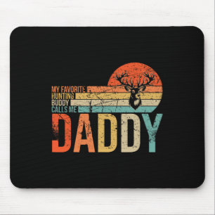 Tapis De Souris Mon Épouse De Chasse Favorite M'Appelle Papa Love
