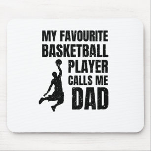 Tapis De Souris Mon Joueur De Basket Favori M'Appelle Papa Top