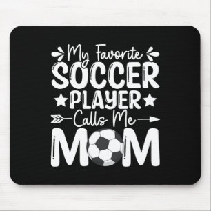 Tapis De Souris Mon Joueur De Football Préféré M'Appelle Maman Fêt