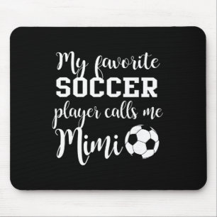 Tapis De Souris Mon Joueur De Football Préféré M'appelle Mimi 