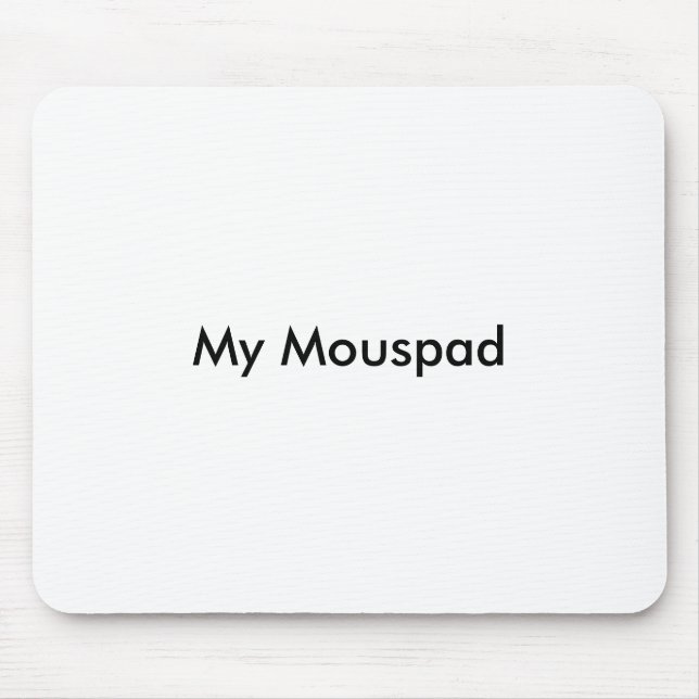 Tapis De Souris Mon Mouspad (Devant)