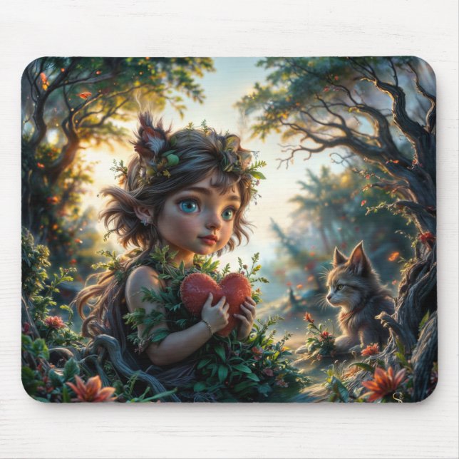 Tapis De Souris Mon petit pavé de souris cardiaque (Devant)