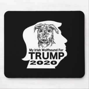 Tapis De Souris Mon T-Shirt Irish Wolfhound pour Trump