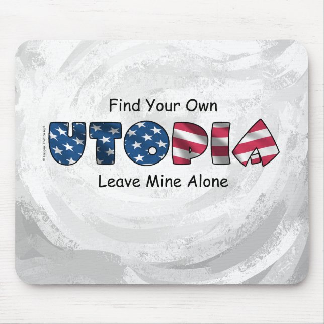 Tapis De Souris Mon utopie (Devant)