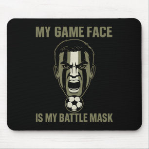 Tapis De Souris Mon Visage De Jeu Est Mon Masque Ttle Camo Support